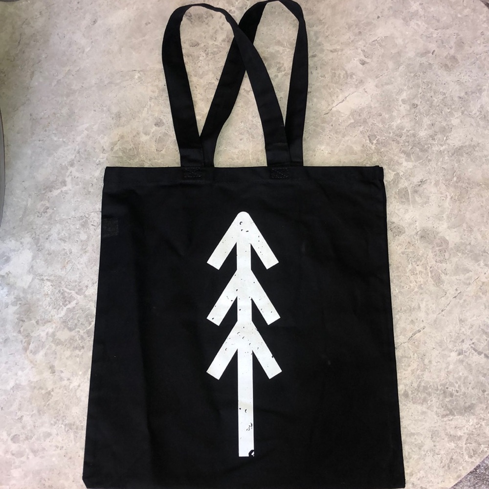 Simple Black Tote - Timbr and Moss